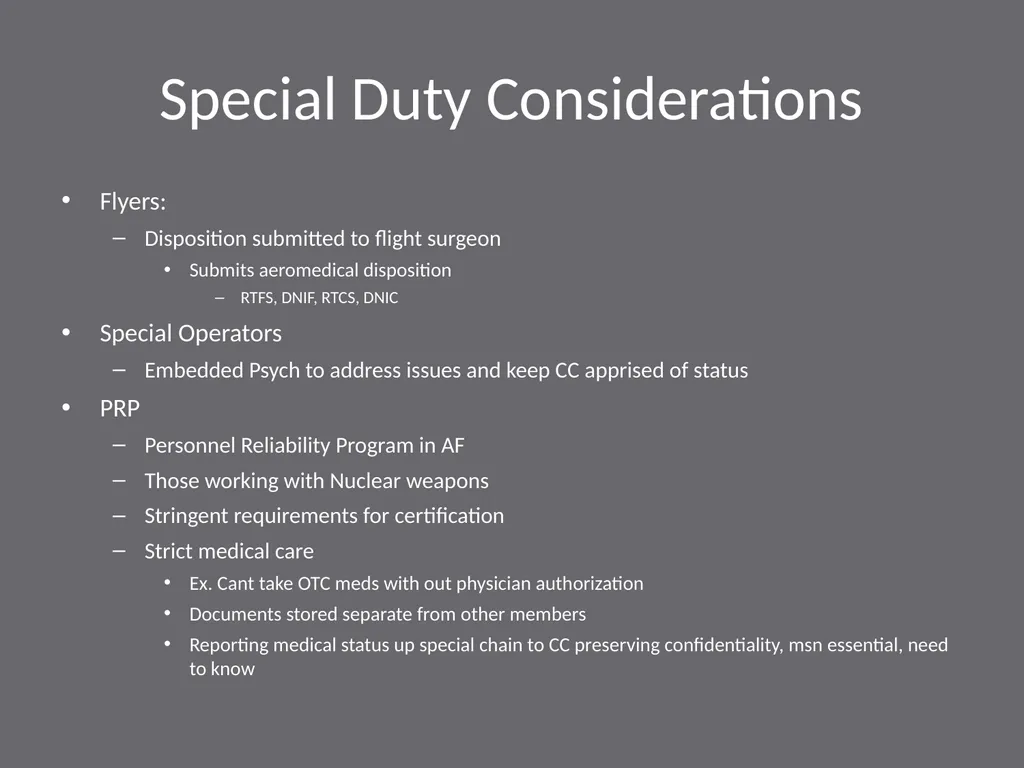 Clinical Considerations and Readiness Disclaimer - slide 6 of 26