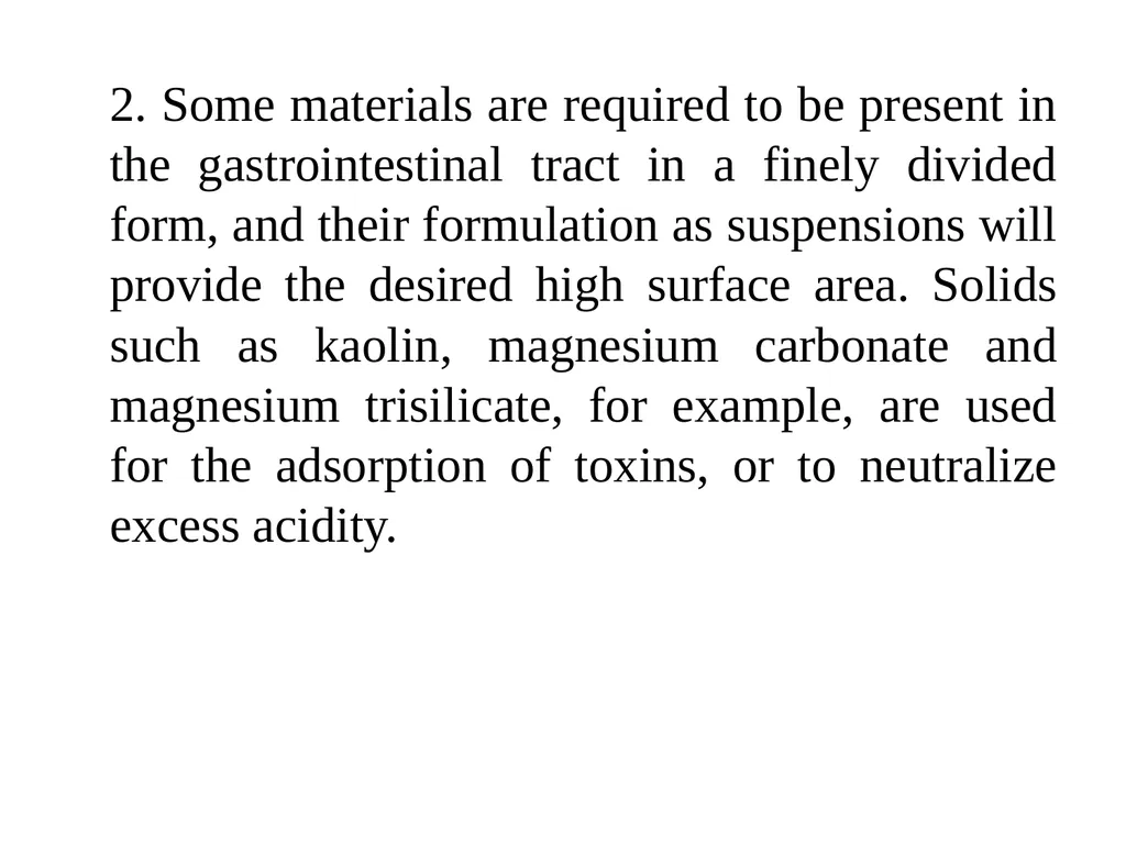 Suspension A pharmaceutical suspension may be - slide 81 of 88