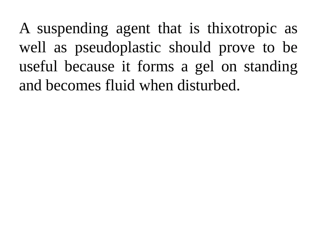 Suspension A pharmaceutical suspension may be - slide 79 of 88