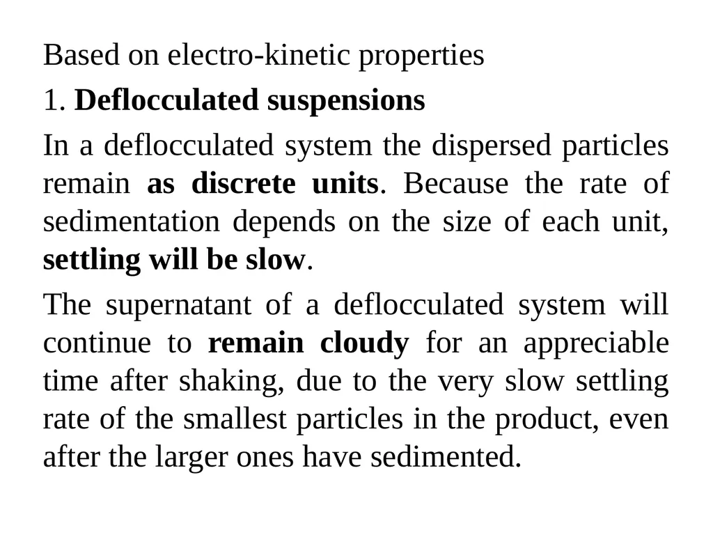 Suspension A pharmaceutical suspension may be - slide 15 of 88