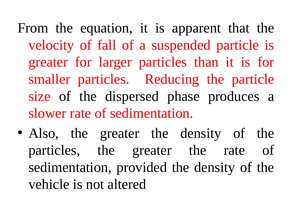 Suspension A pharmaceutical suspension may be - slide 34 of 88