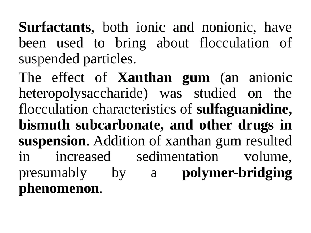 Suspension A pharmaceutical suspension may be - slide 65 of 88