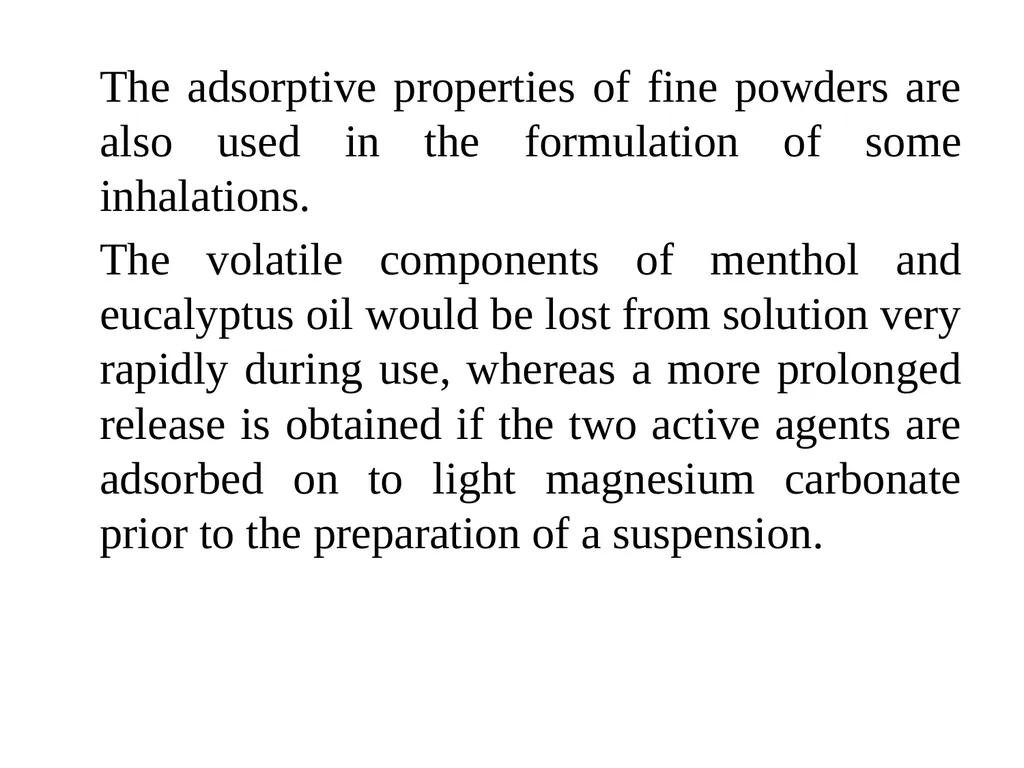 Suspension A pharmaceutical suspension may be - slide 88 of 88