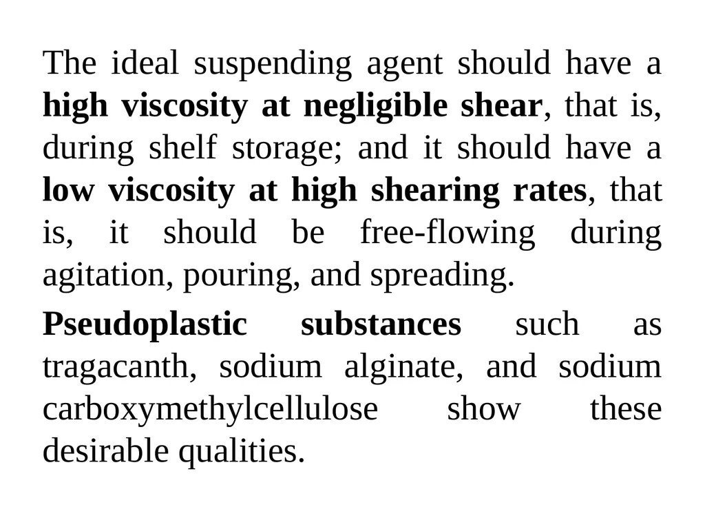 Suspension A pharmaceutical suspension may be - slide 75 of 88