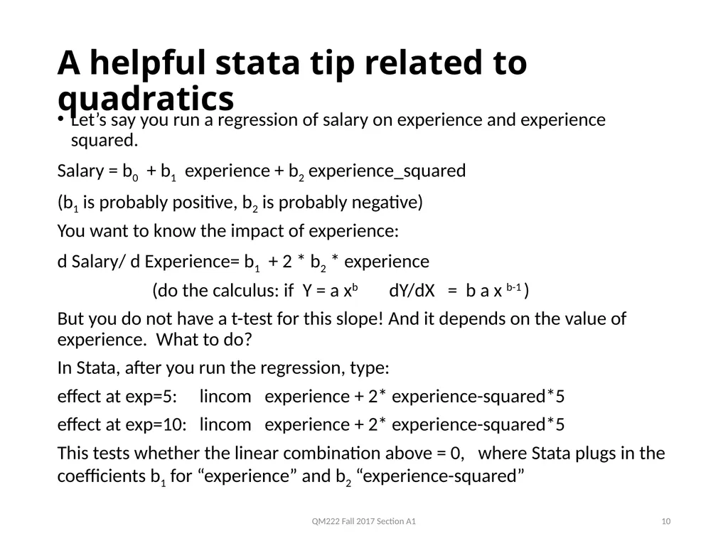 QM222 A1 How to proceed next in your project - slide 10 of 16