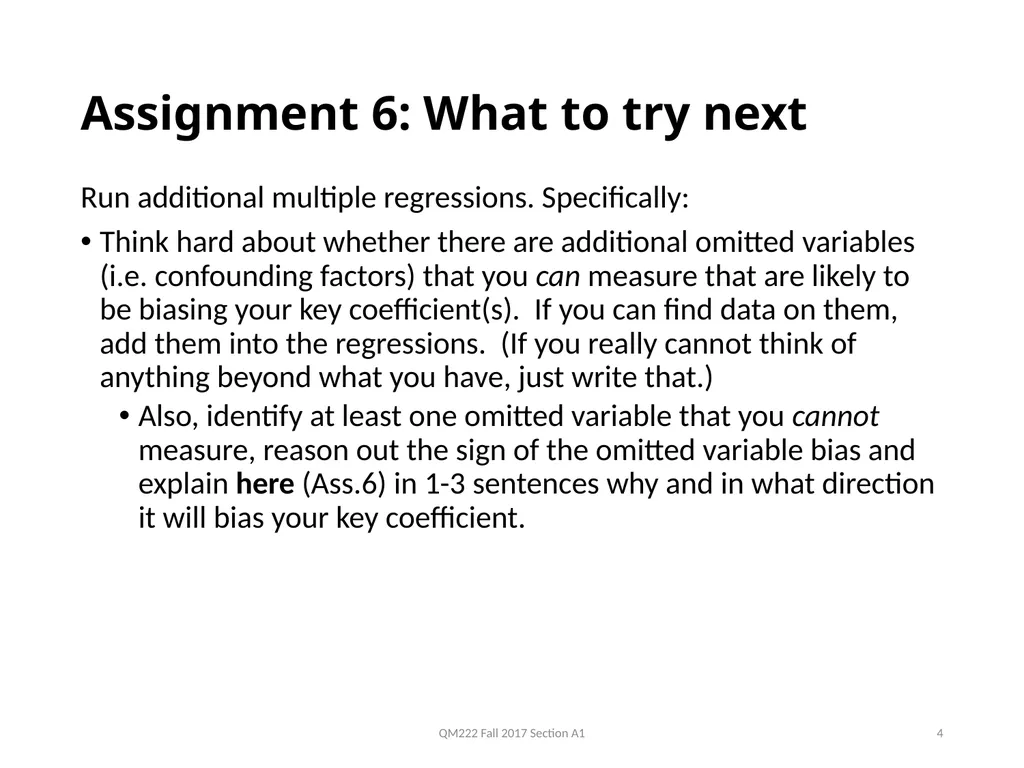 QM222 A1 How to proceed next in your project - slide 4 of 16