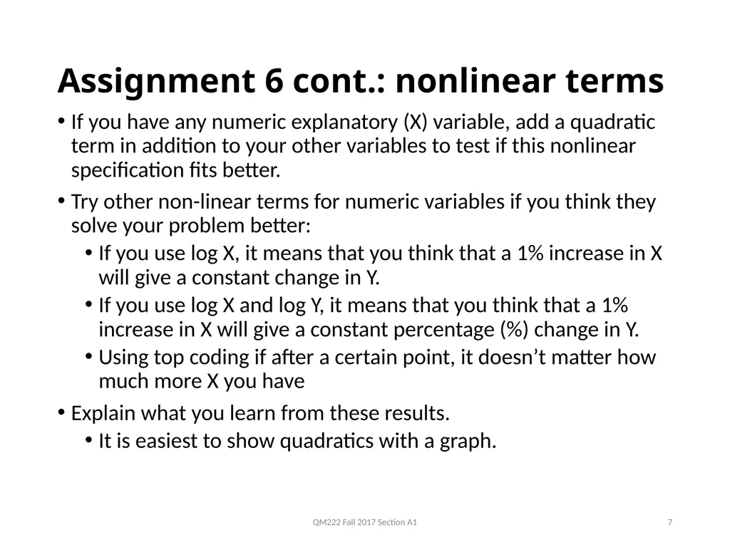 QM222 A1 How to proceed next in your project - slide 7 of 16