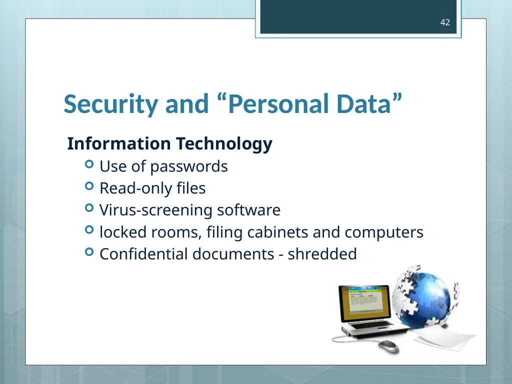 Higher Administration & IT Administrative Services - slide 42 of 47