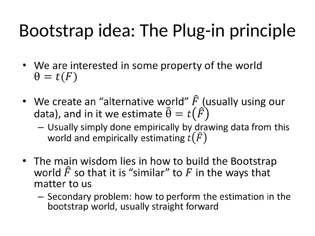 Bootstrap – The Statistician’s Magic Wand Saharon - slide 5 of 25