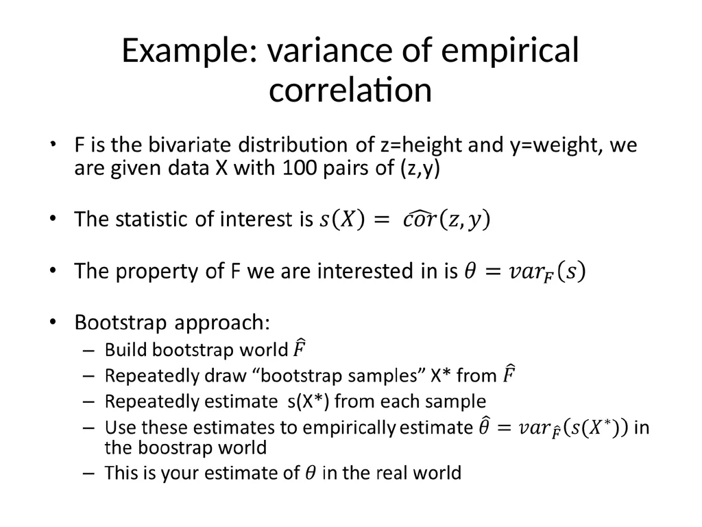 Bootstrap – The Statistician’s Magic Wand Saharon - slide 8 of 25