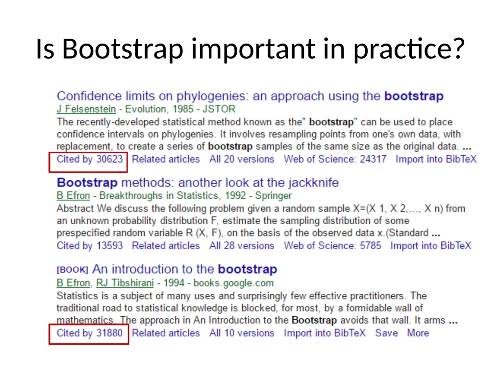 Bootstrap – The Statistician’s Magic Wand Saharon - slide 7 of 25