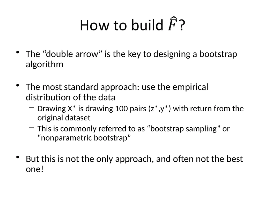 Bootstrap – The Statistician’s Magic Wand Saharon - slide 9 of 25