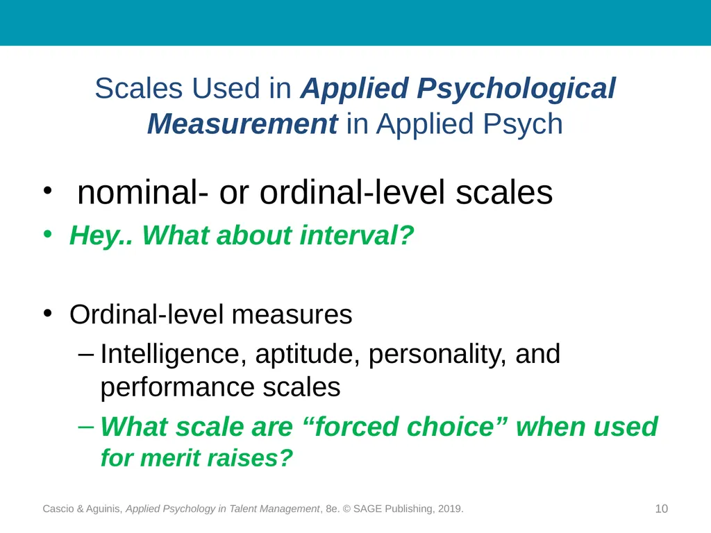 Chapter 6 Measuring and Interpreting Individual - slide 10 of 20