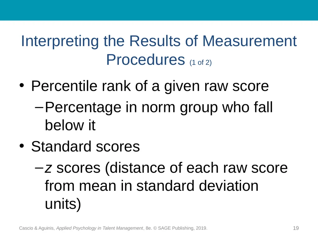 Chapter 6 Measuring and Interpreting Individual - slide 19 of 20