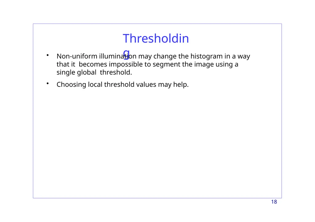 Region-based Segmentation Image Segmentation 2 - slide 18 of 41