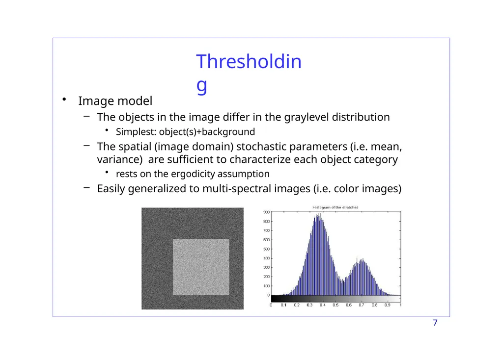 Region-based Segmentation Image Segmentation 2 - slide 7 of 41