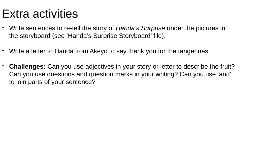 Year 1 Home Learning English Key Skills and - slide 19 of 19