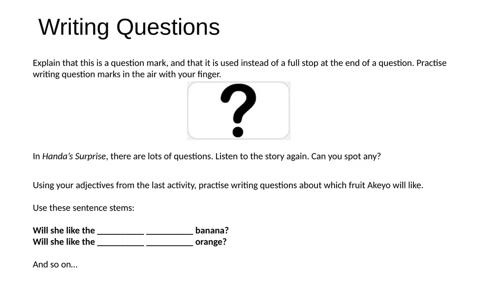 Year 1 Home Learning English Key Skills and - slide 18 of 19