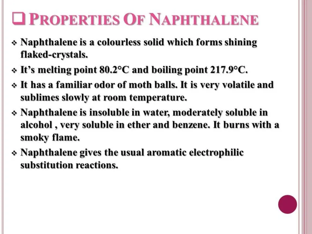 Isolation of naphthalene from coal tar Most - slide 5 of 10