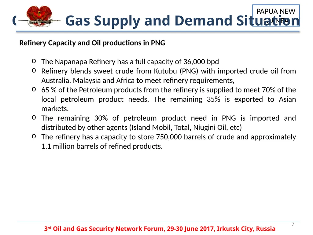 PAPUA NEW GUINEA OIL AND GAS SECURITY PANDA - slide 7 of 12