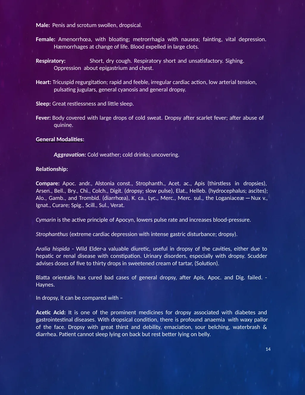 Apocynum Cannabinum Introduction: The dropsies of - slide 14 of 15
