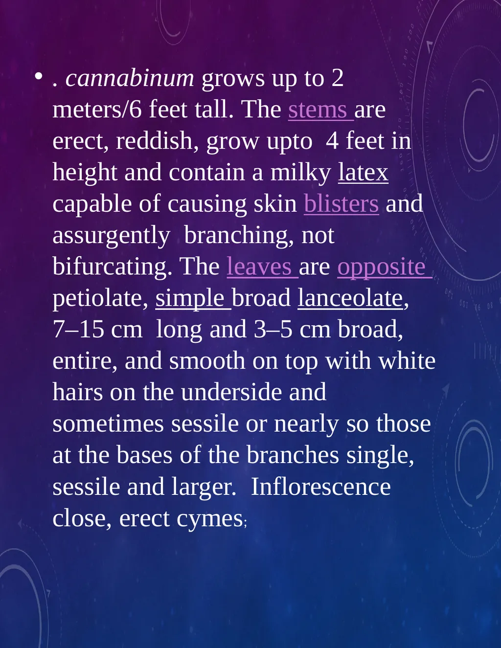 Apocynum Cannabinum Introduction: The dropsies of - slide 4 of 15
