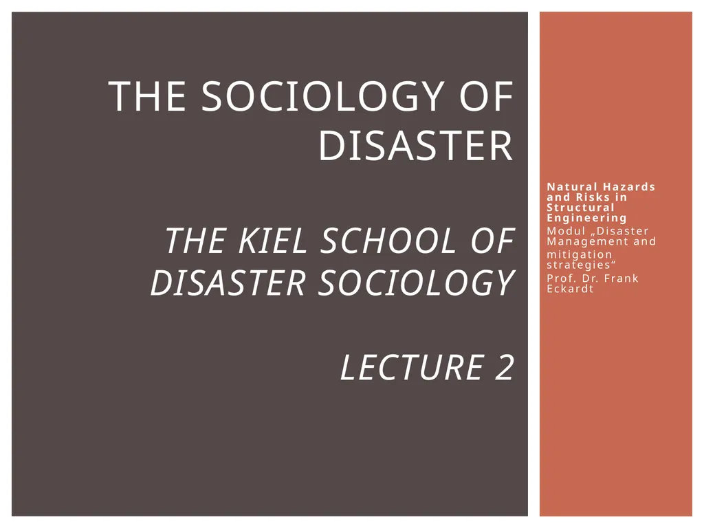 Natural Hazards and Risks in Structural - slide 1 of 19