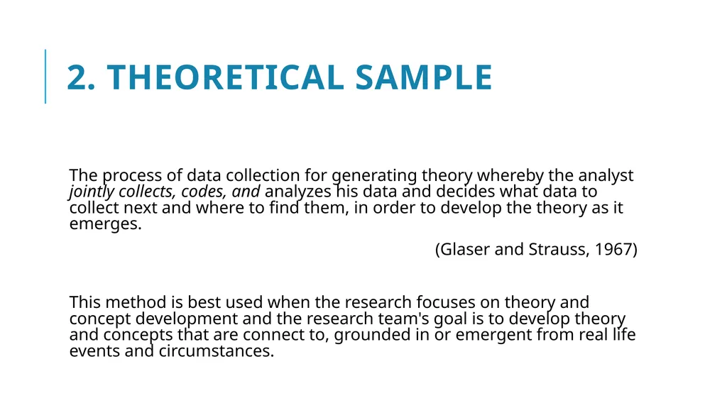 Qualitative Sampling Techniques Training course in - slide 8 of 24
