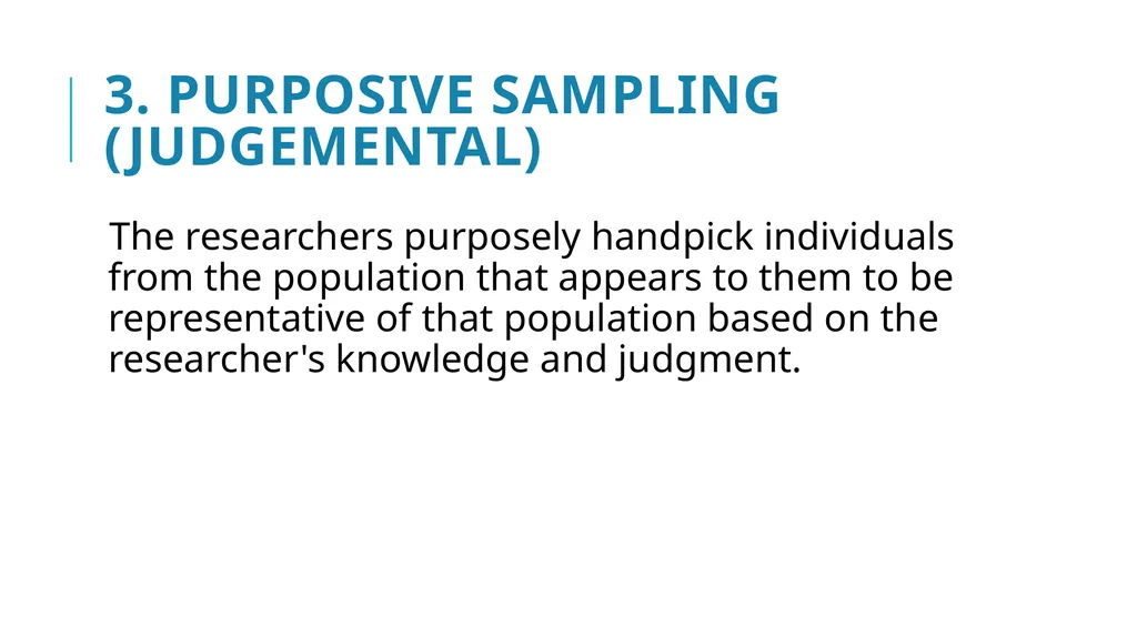 Qualitative Sampling Techniques Training course in - slide 9 of 24