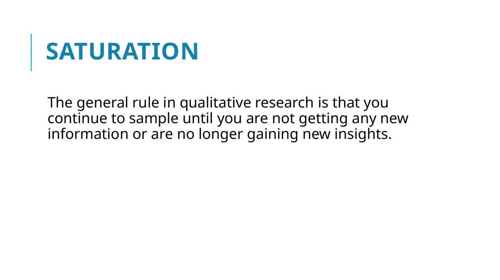 Qualitative Sampling Techniques Training course in - slide 4 of 24