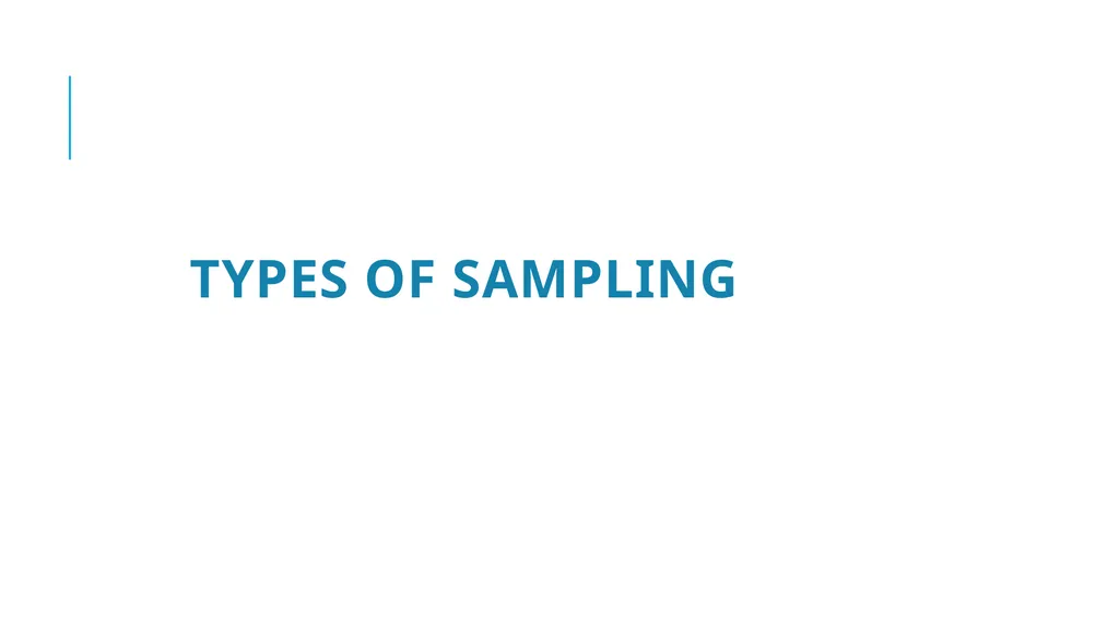 Qualitative Sampling Techniques Training course in - slide 6 of 24