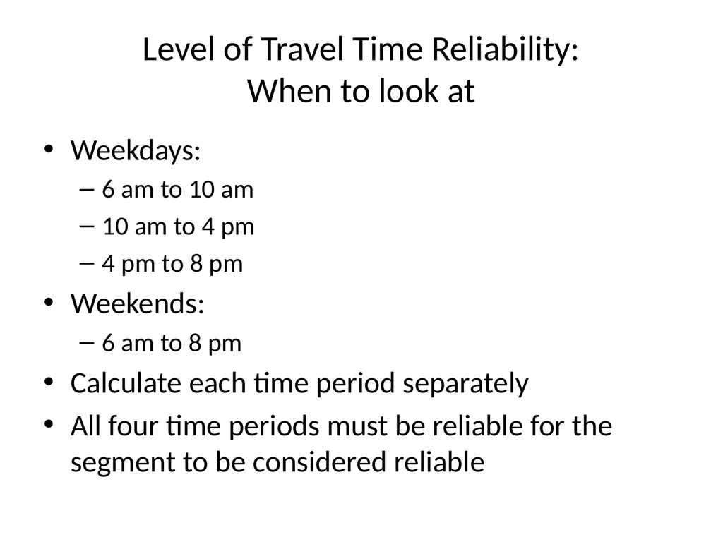 Using NPMRDS Data for System Performance Chris - slide 15 of 36