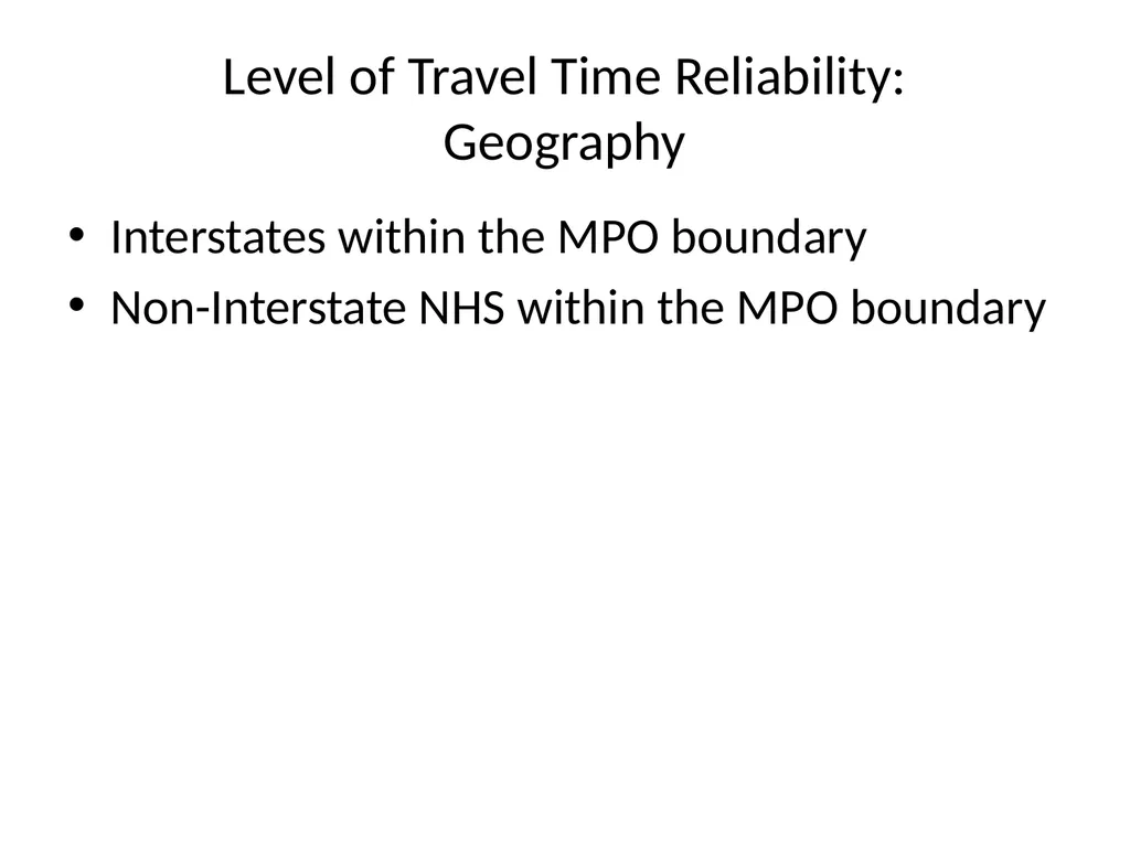 Using NPMRDS Data for System Performance Chris - slide 16 of 36