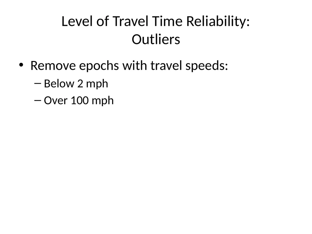 Using NPMRDS Data for System Performance Chris - slide 19 of 36