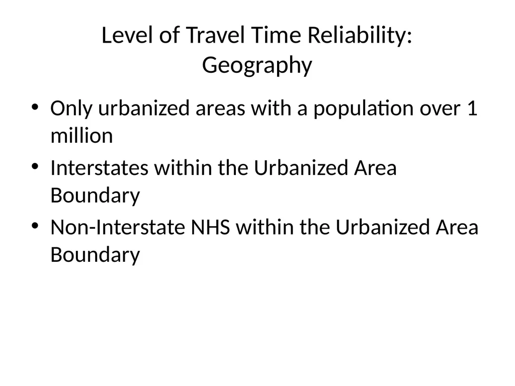 Using NPMRDS Data for System Performance Chris - slide 21 of 36