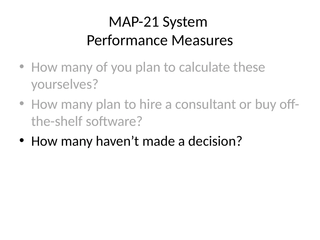 Using NPMRDS Data for System Performance Chris - slide 5 of 36