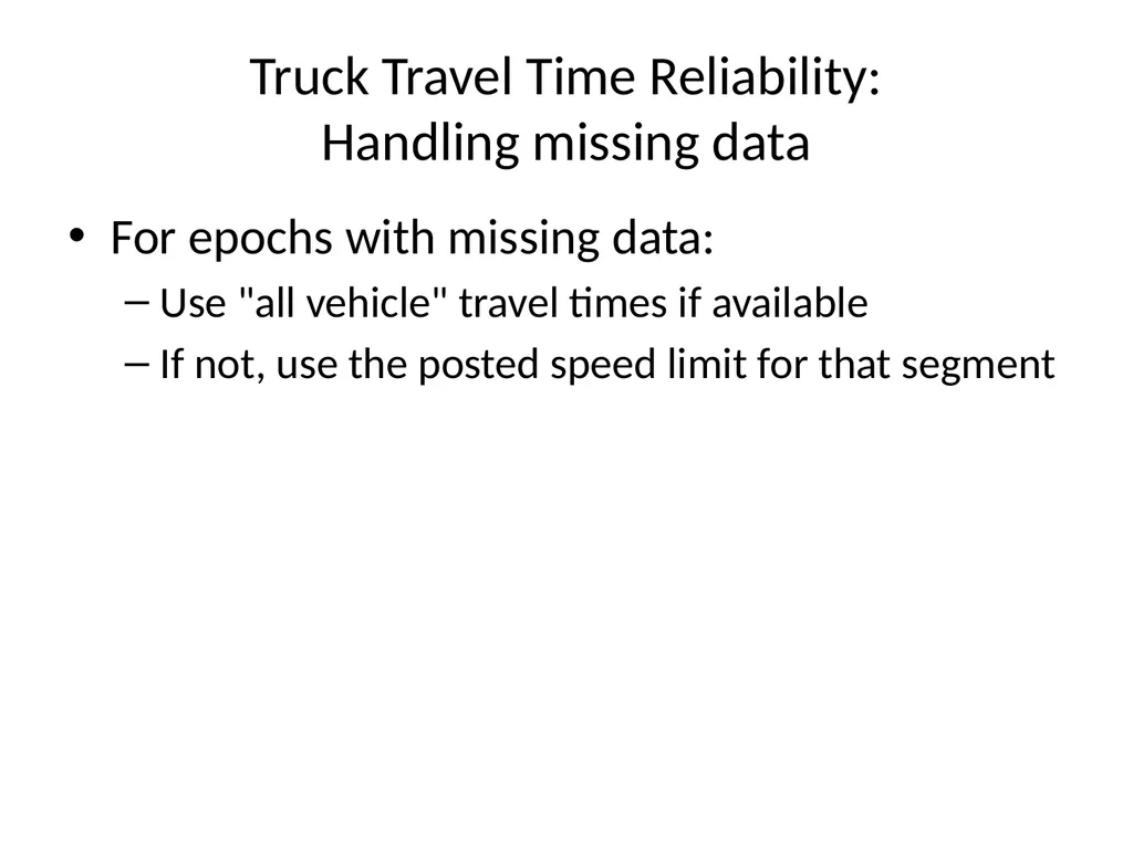 Using NPMRDS Data for System Performance Chris - slide 23 of 36