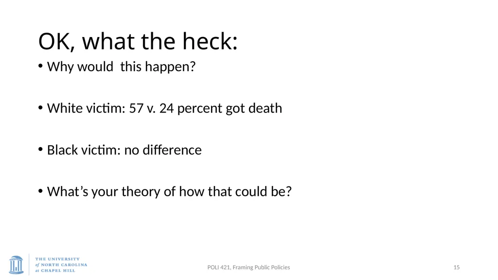 Eberhardt et al. “Looking Deathworthy” March 6, - slide 15 of 18