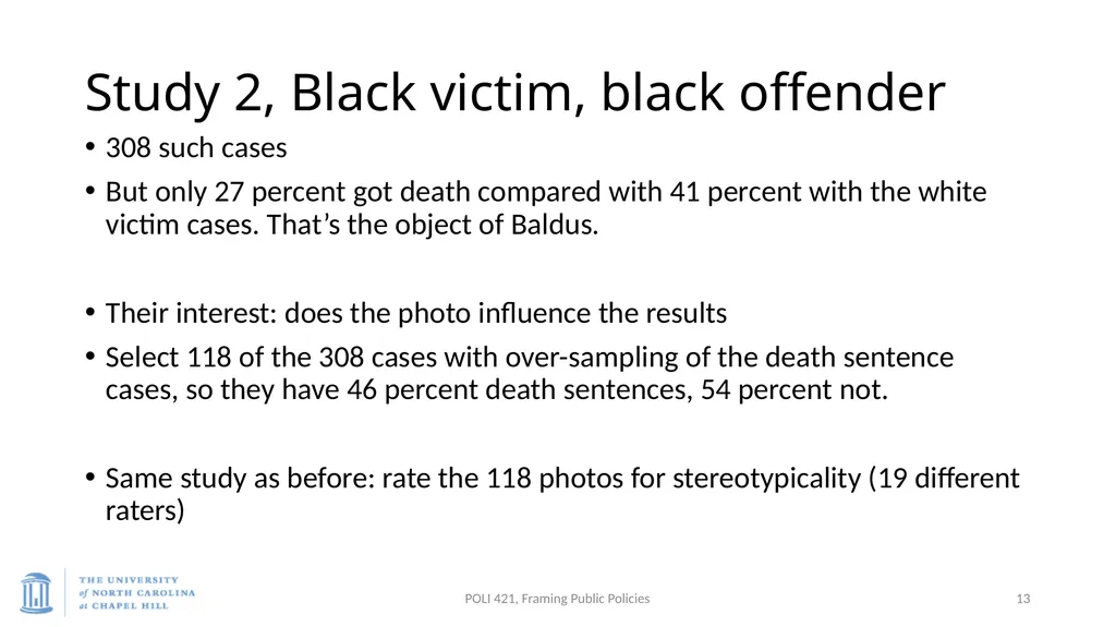Eberhardt et al. “Looking Deathworthy” March 6, - slide 13 of 18