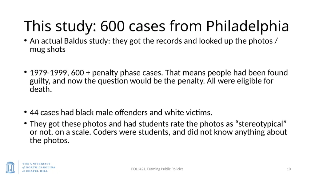 Eberhardt et al. “Looking Deathworthy” March 6, - slide 10 of 18
