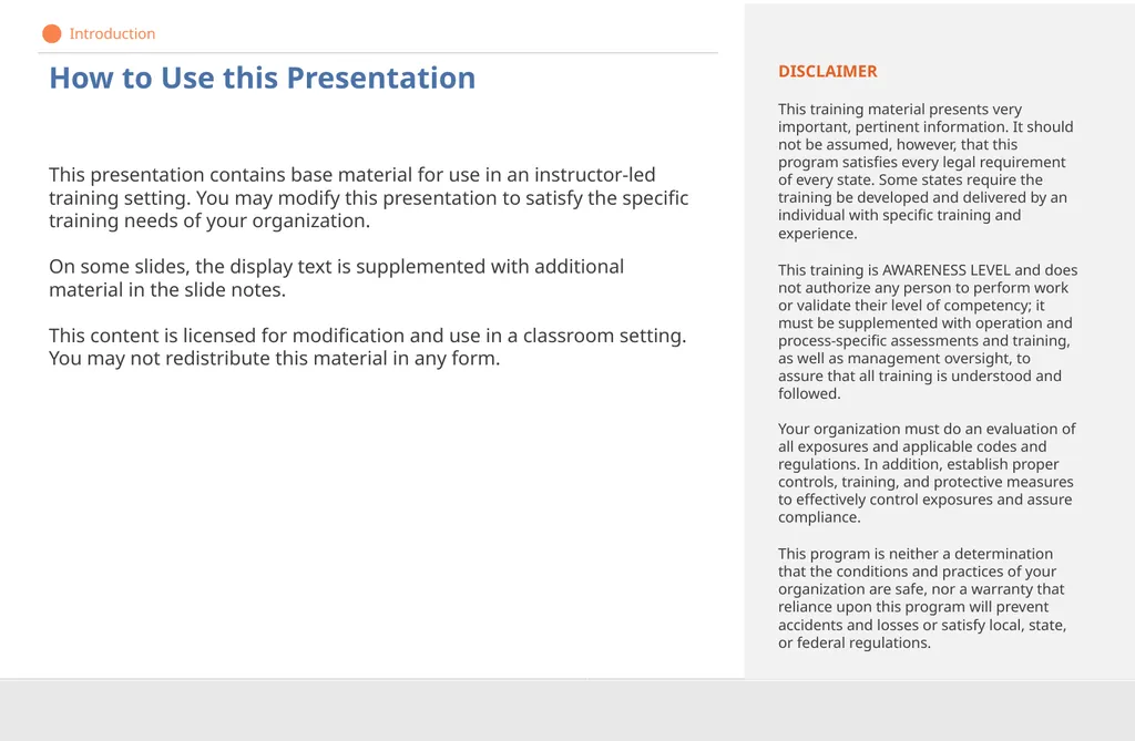Active Shooter Preparedness DISCLAIMER This - slide 2 of 29