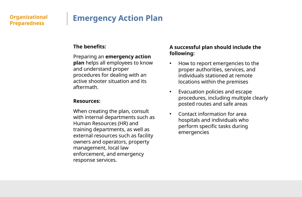 Active Shooter Preparedness DISCLAIMER This - slide 6 of 29