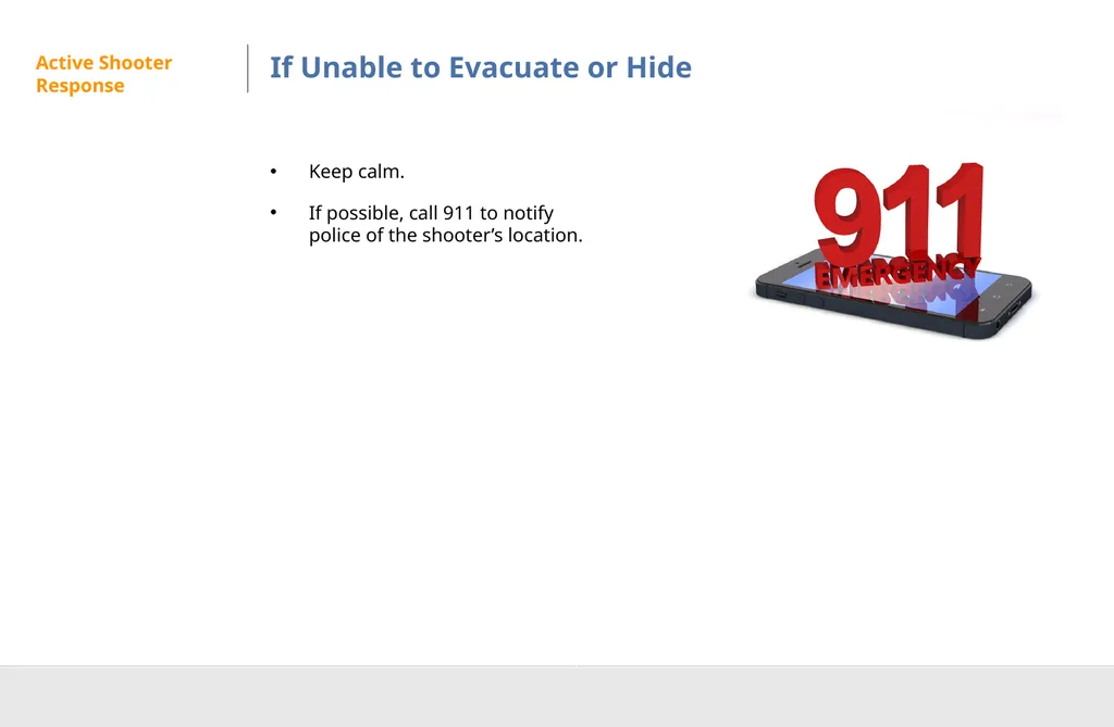 Active Shooter Preparedness DISCLAIMER This - slide 19 of 29