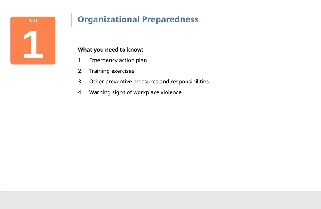 Active Shooter Preparedness DISCLAIMER This - slide 5 of 29