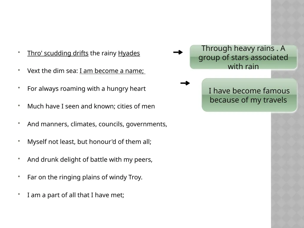 Ulysses By Alfred Lord Tennyson The Victorian Era - slide 8 of 16