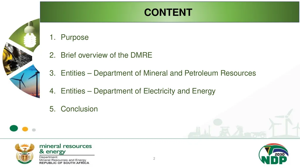 BRIEFING ON THE MANDATE AND RESPONSIBILITIES OF - slide 2 of 25