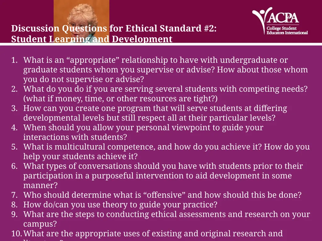 Ethics Standards & Practices Developed by the - slide 13 of 27