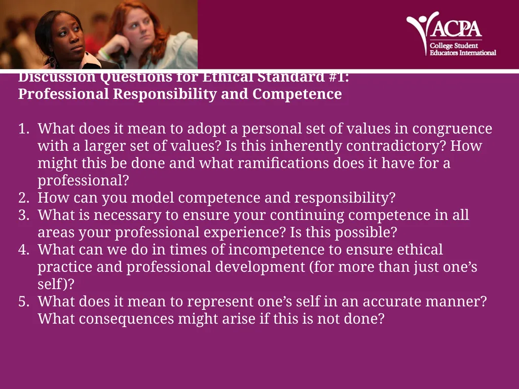 Ethics Standards & Practices Developed by the - slide 7 of 27