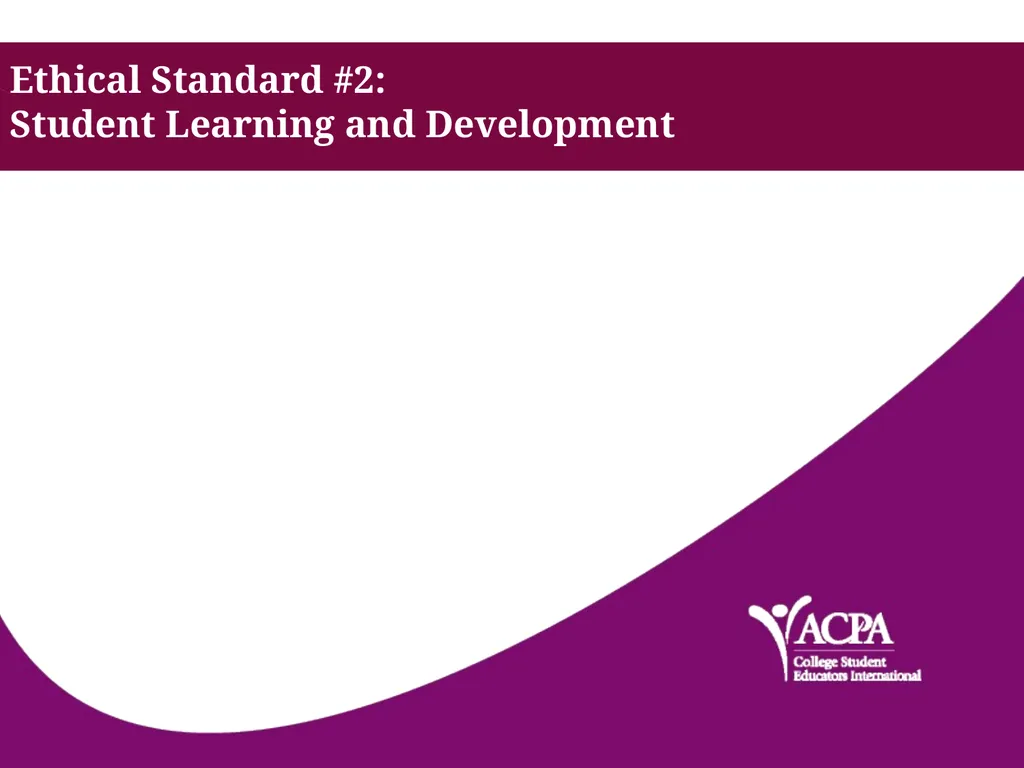 Ethics Standards & Practices Developed by the - slide 8 of 27