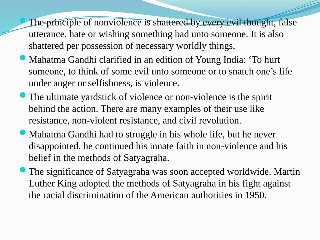 Gandhi and his Ideology Ms. Brighty Robert PG - slide 6 of 28